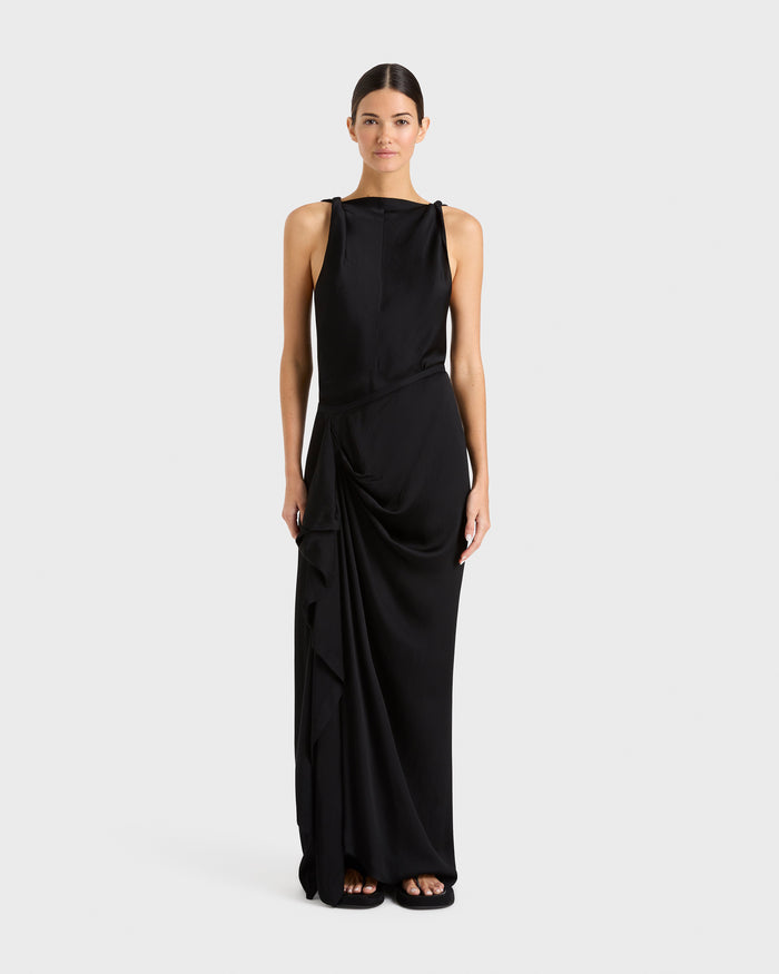 bondi born Ardea Twisted Top - Black