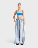 Arezzo Wide Leg Pant - Lapis