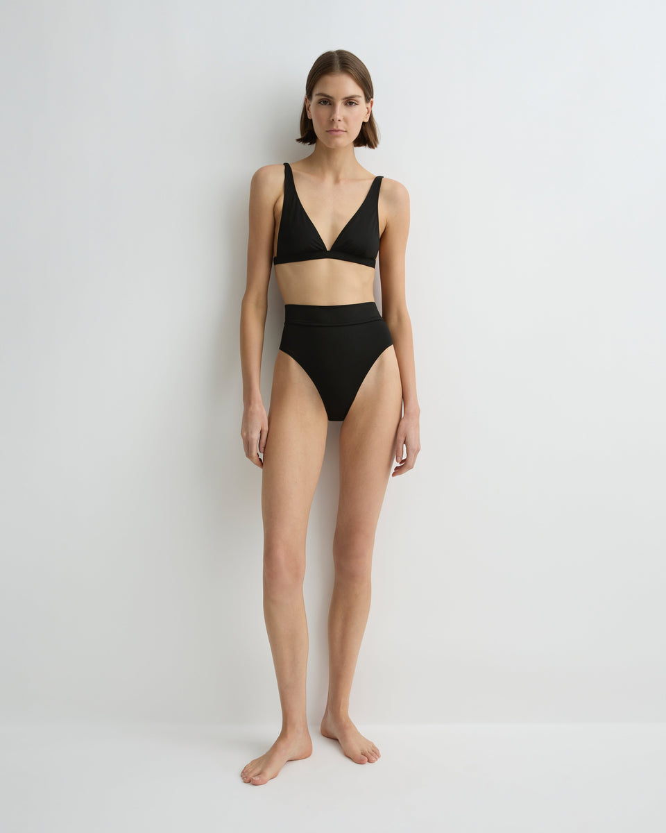 BONDI BORN® Aurelie Bikini Top in Black