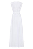 Bayonne Long Dress - White