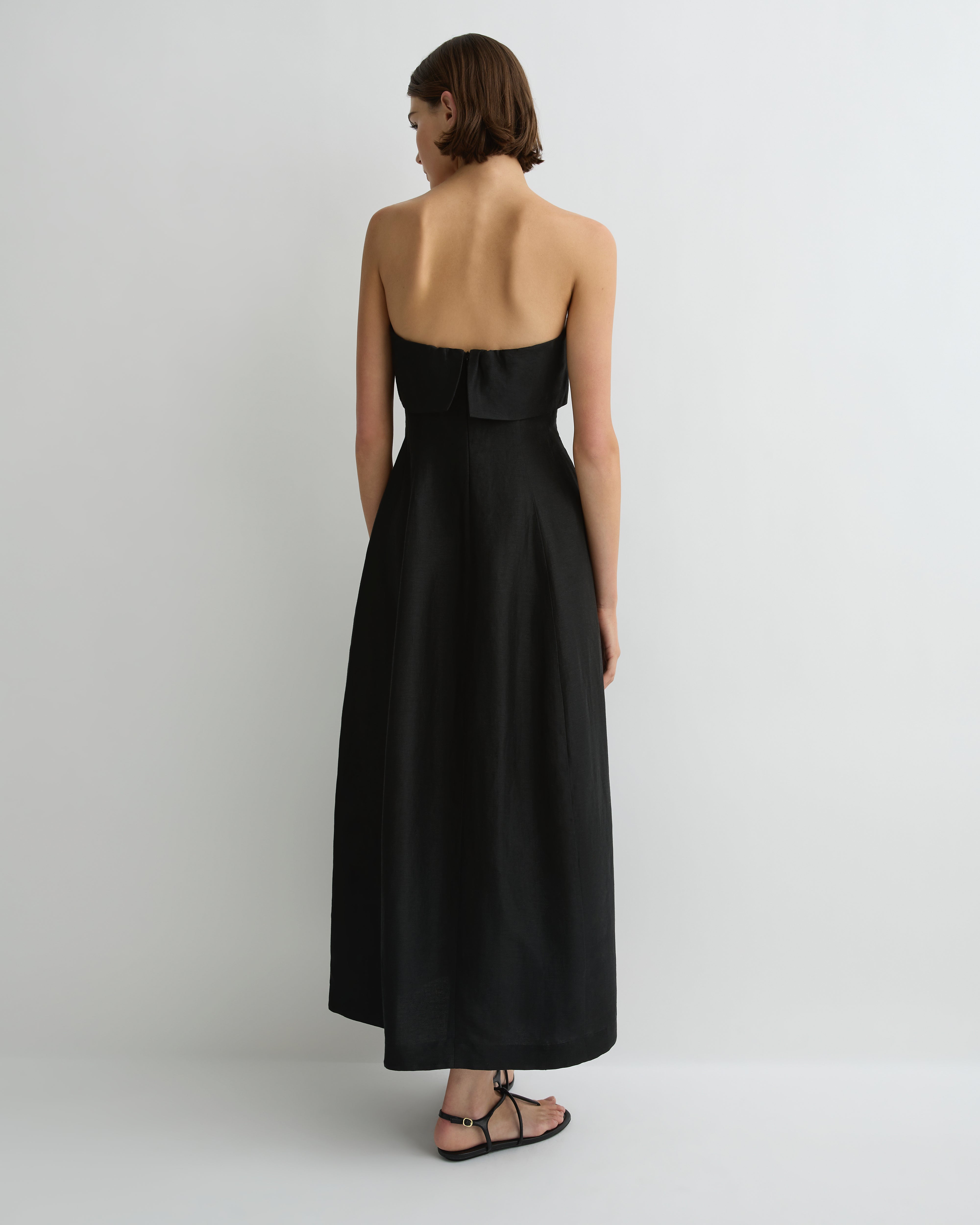 bondi born black dress Bondi Born Lyon Deep V Mini Dress in Black