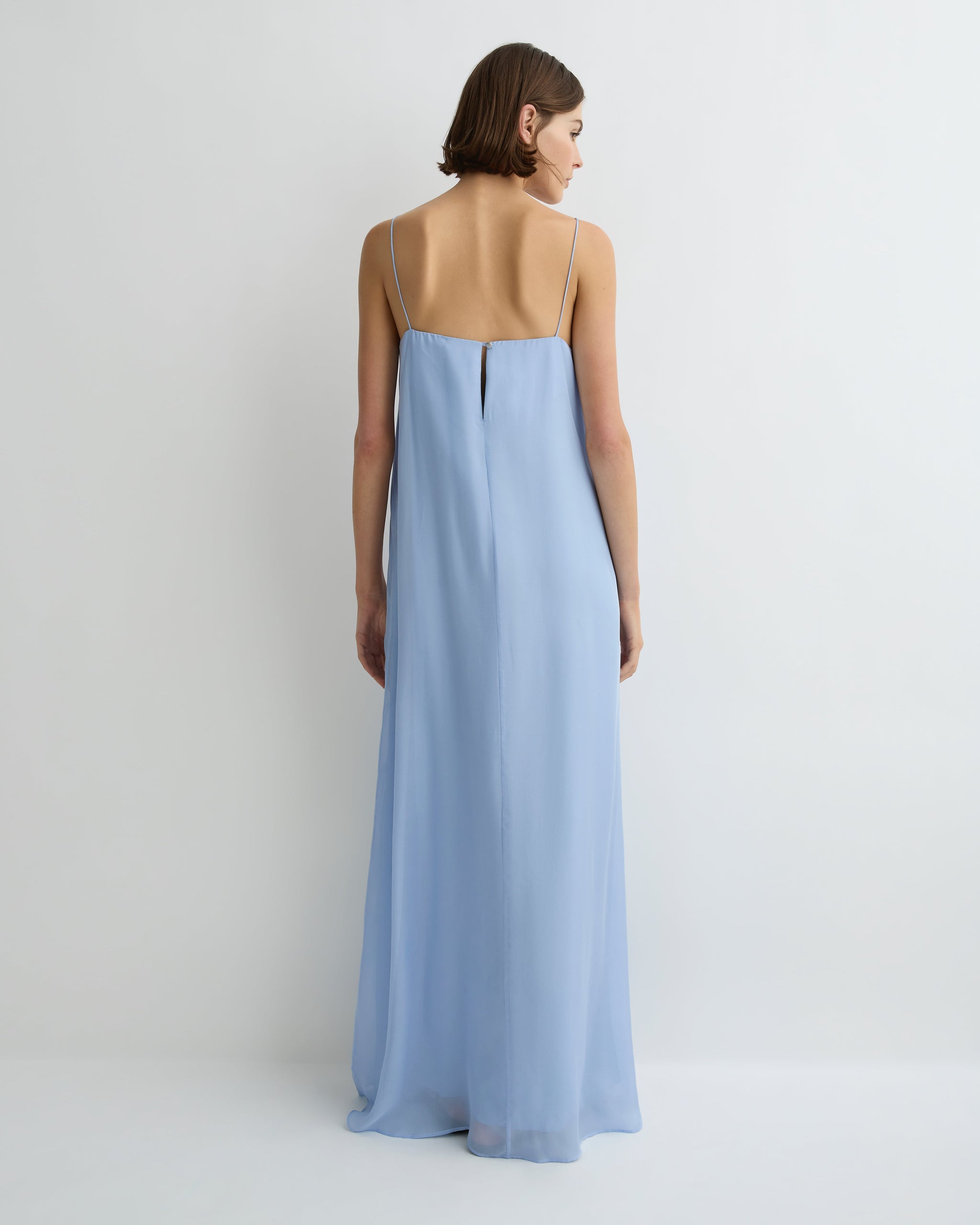 strapless open back dress Sunset Beauty Ombre Backless Maxi Dress – Ellesh Couture main image 0