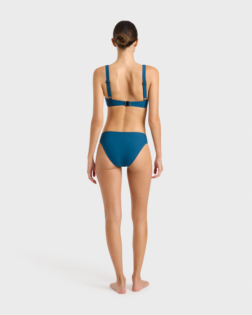 Tropico red bikini bottom by BONDI BORN, flattering fit with confident rear coverage