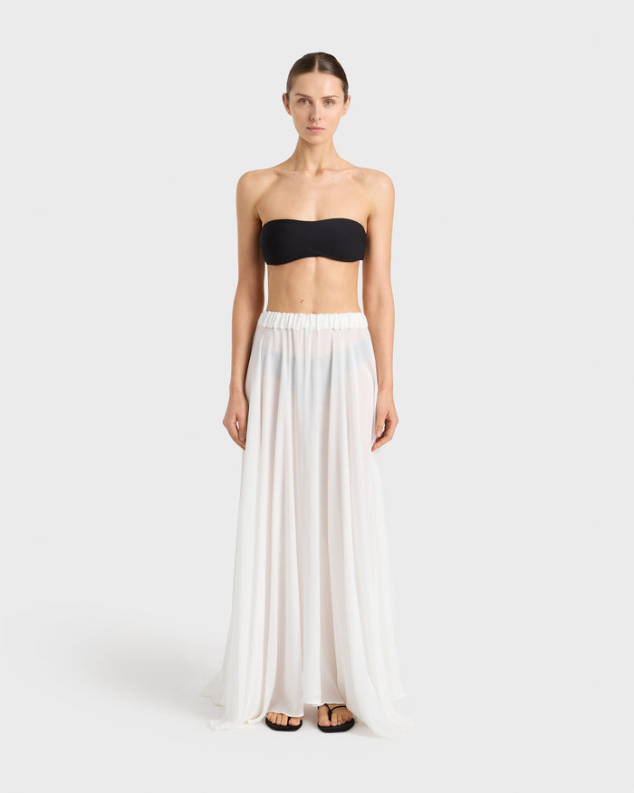 bondi born Cremona Maxi Skirt - White