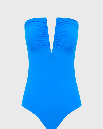 Dahlia One Piece - Cyan