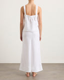 Delphi Organic Linen Cami - White