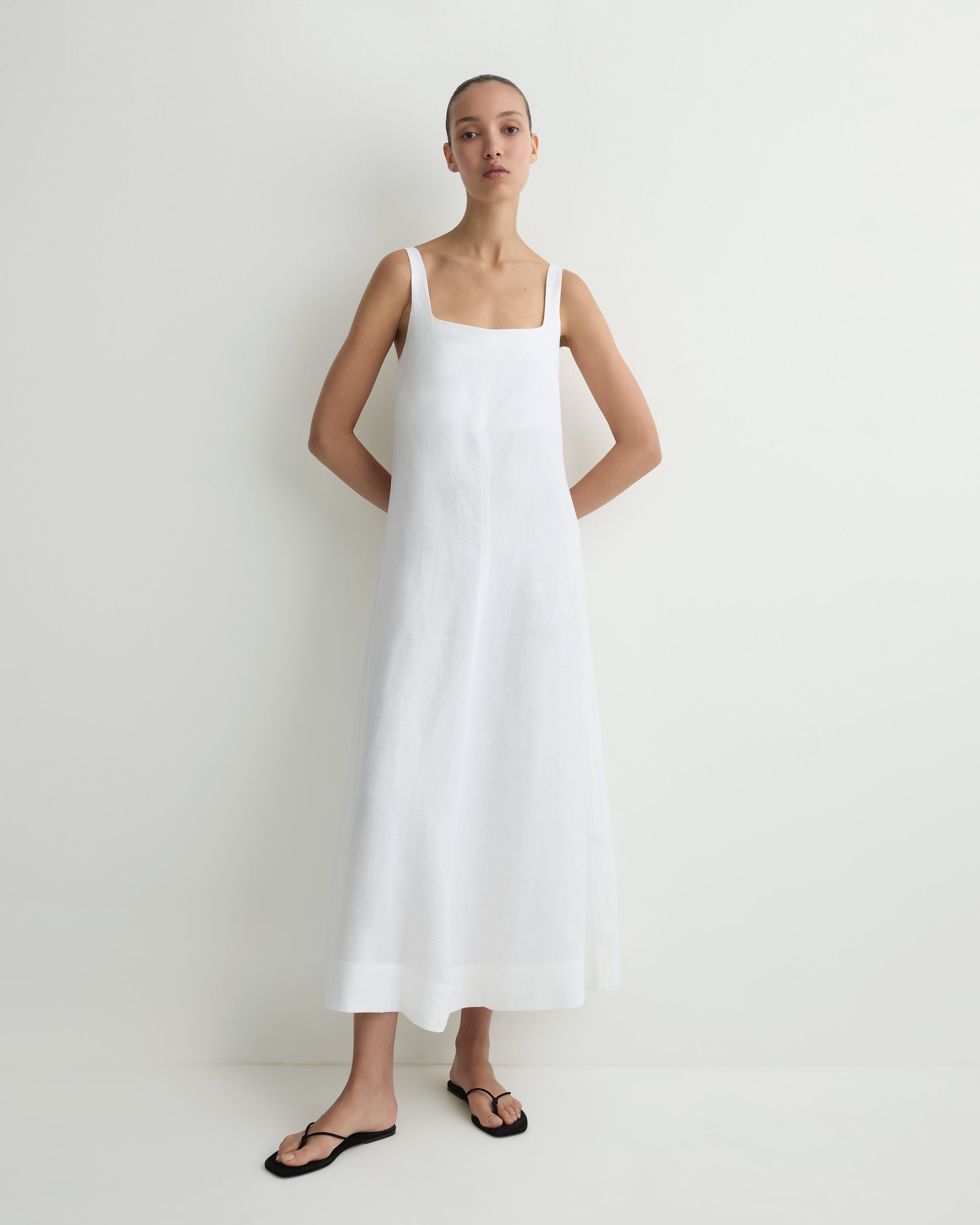 bondi born linen dress Leiden Universal Tunic Dress