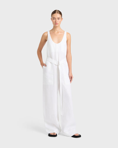 Delphi Jumpsuit - White
