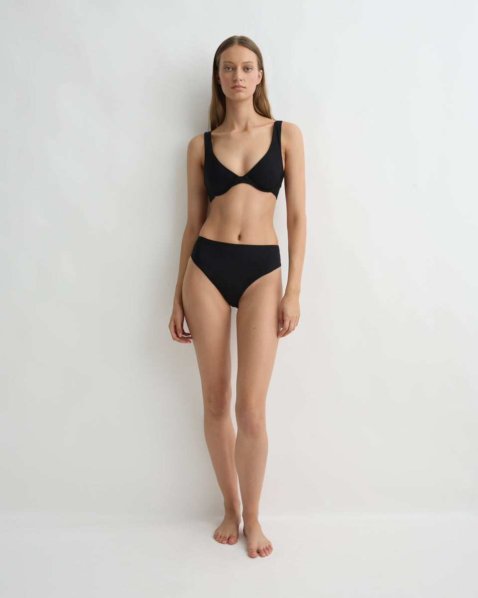 Fern Bikini Bottom Black – Australian Luxury Swimwear
