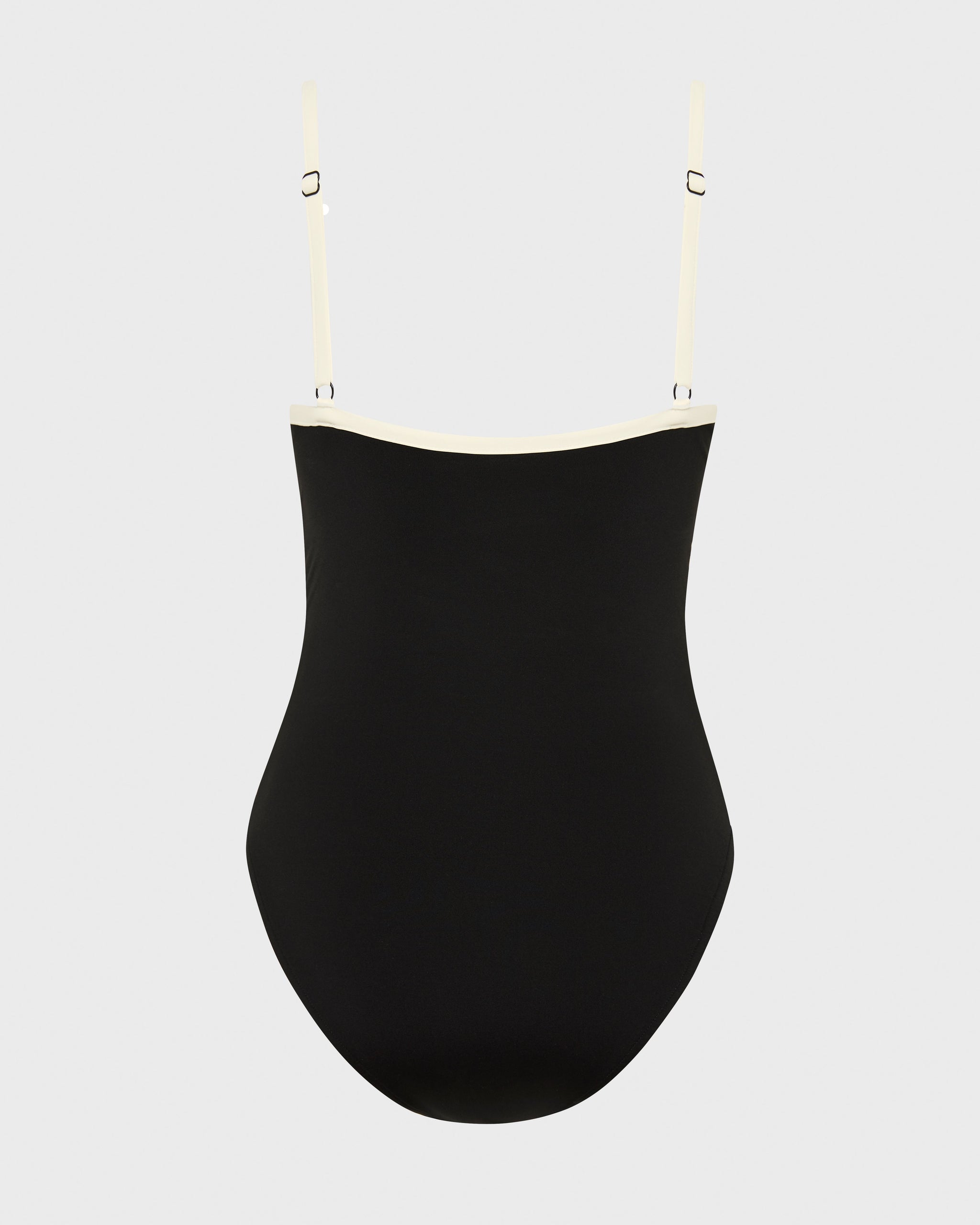 Harlow One Piece - Black & Porcelain (Embodee™) – BONDI BORN