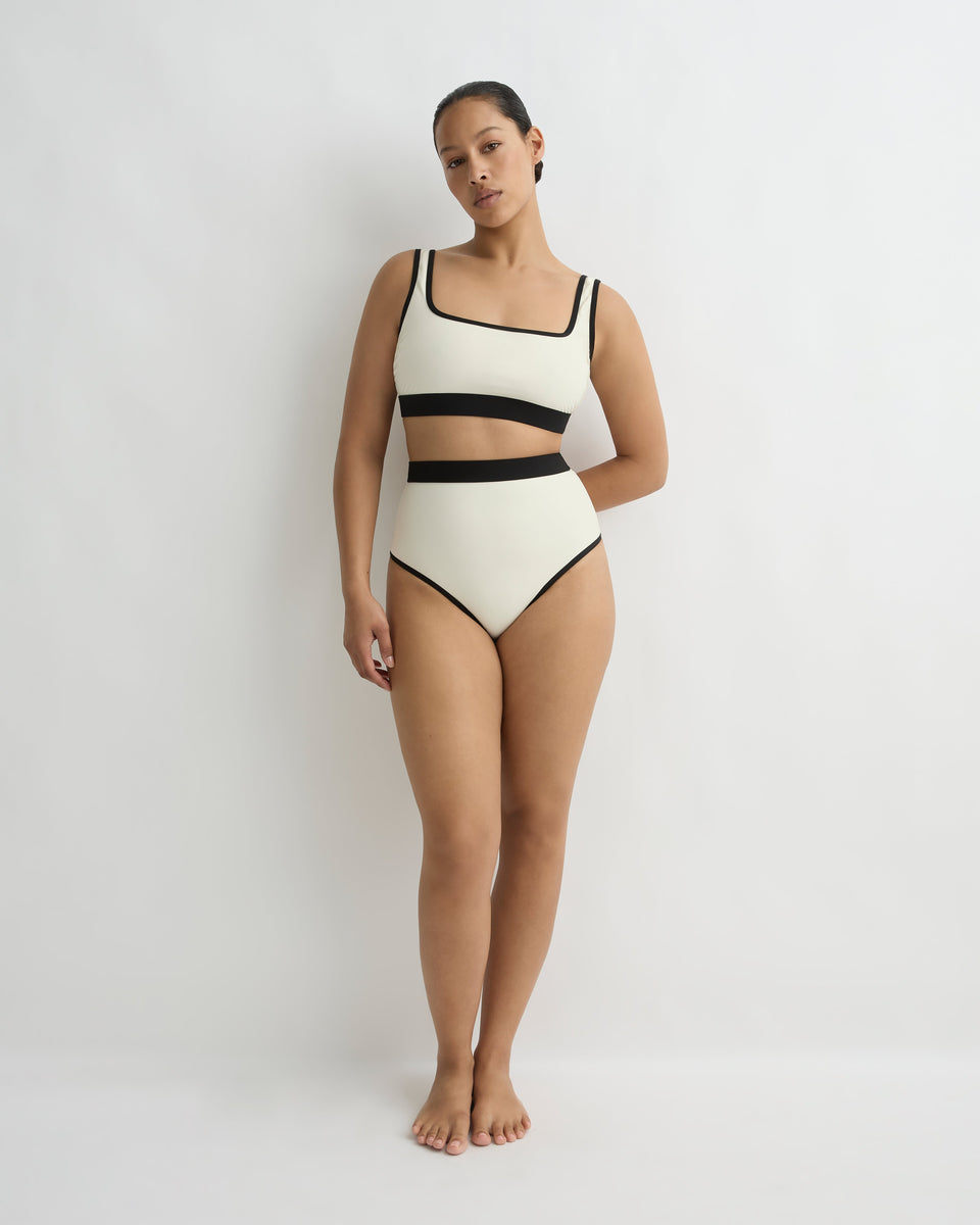 BONDI BORN® Jayde Bikini Bottom in Pearl