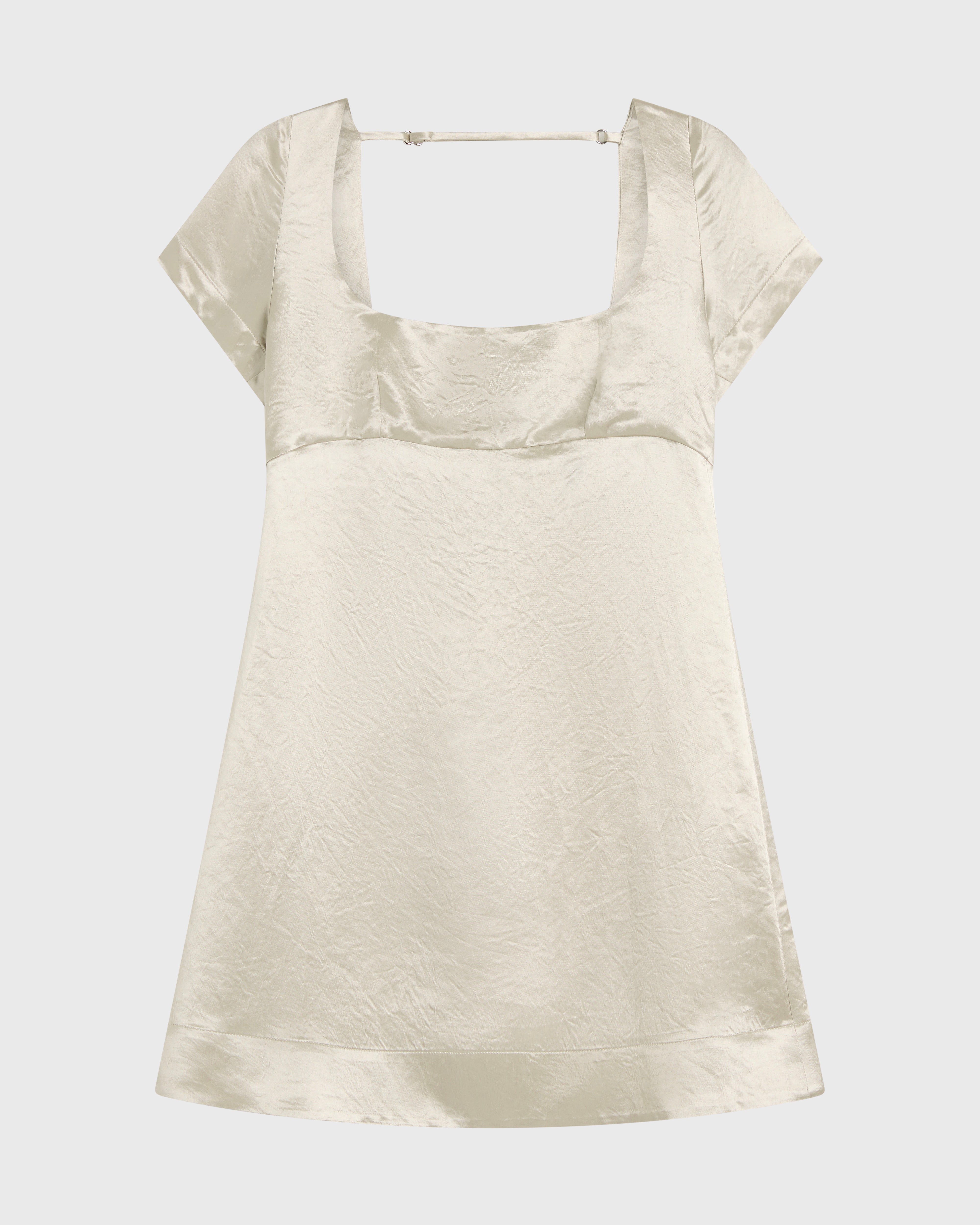 bondi born mini dress Kobe Short Sleeve Mini Dress - Silver