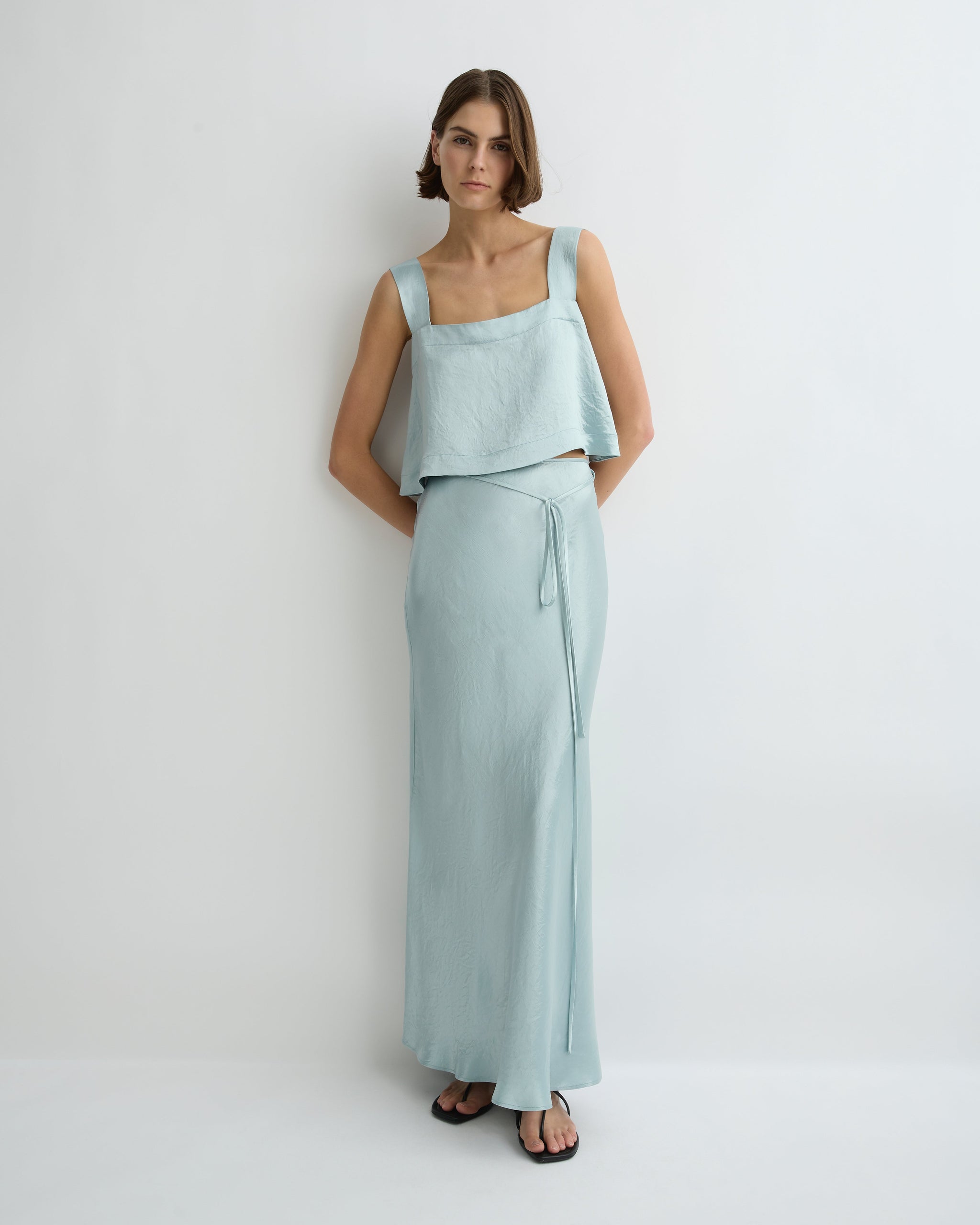 a-line evening dresses Lilac Long sleeves Overskirt A-line Evening Dresses main image 1