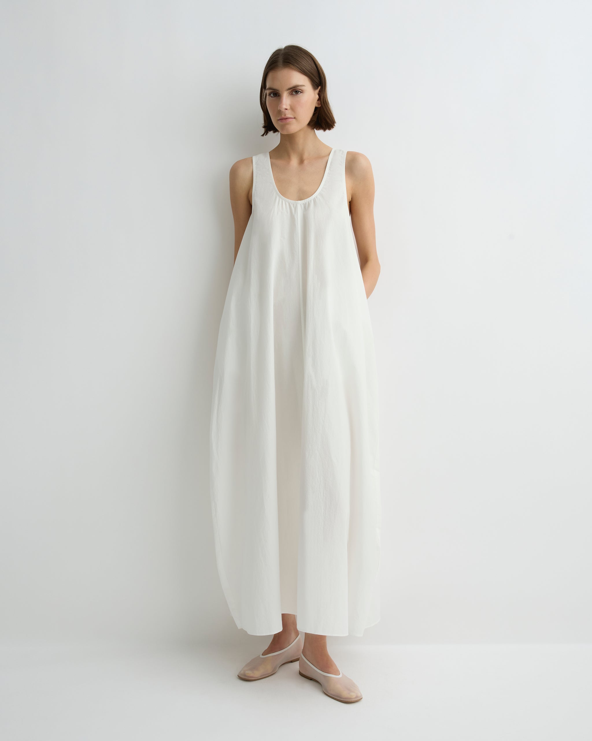 Kyoto Cocoon Dress - White