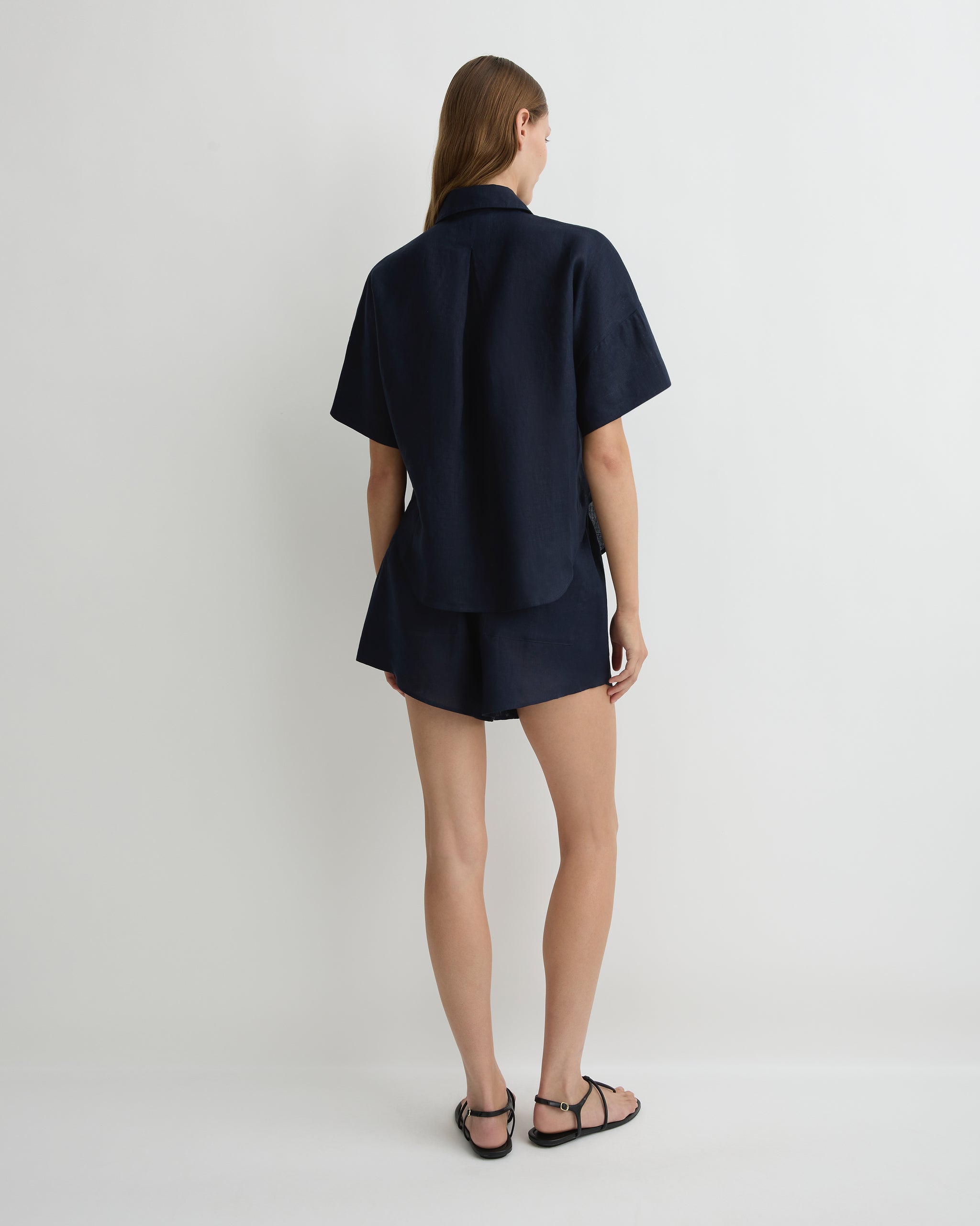 Haut Bondi Born Tobago - Lin Bio 100% Orange - Taille 6 AU - Occasion Avec Défauts (taches, Usure)