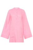Leiden Organic Linen Tunic - Pink