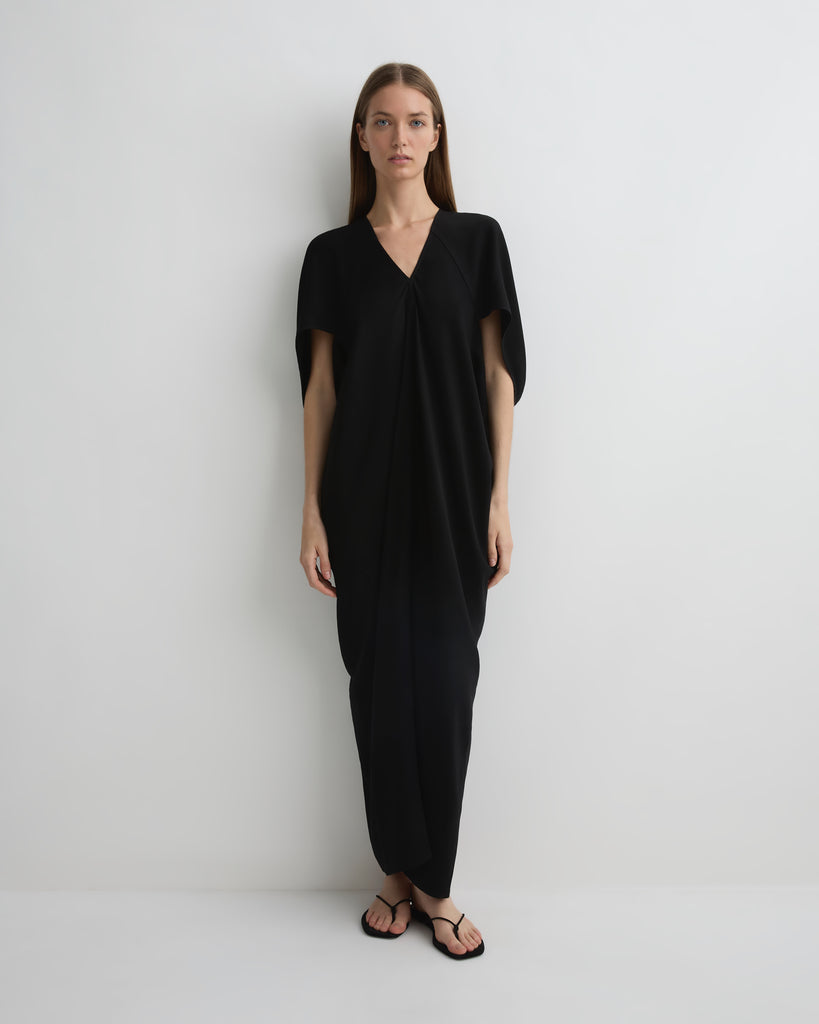 BONDI BORN® | Marfa Silk Halter Maxi Dress - Garnet