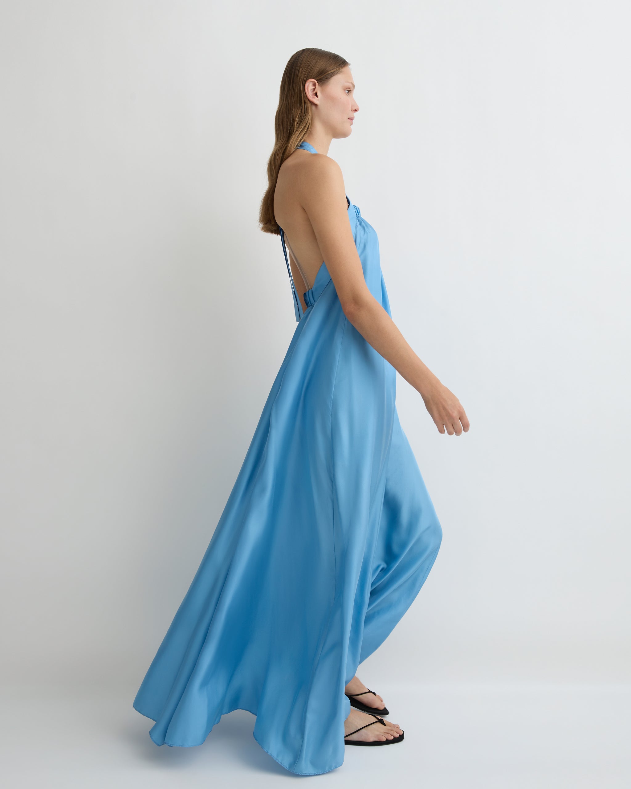 BONDI BORN | Marfa Silk Halter Maxi Dress - Dusk | 2 BONDI BORN | Marfa Silk Halter Maxi Dress - Dusk | 2