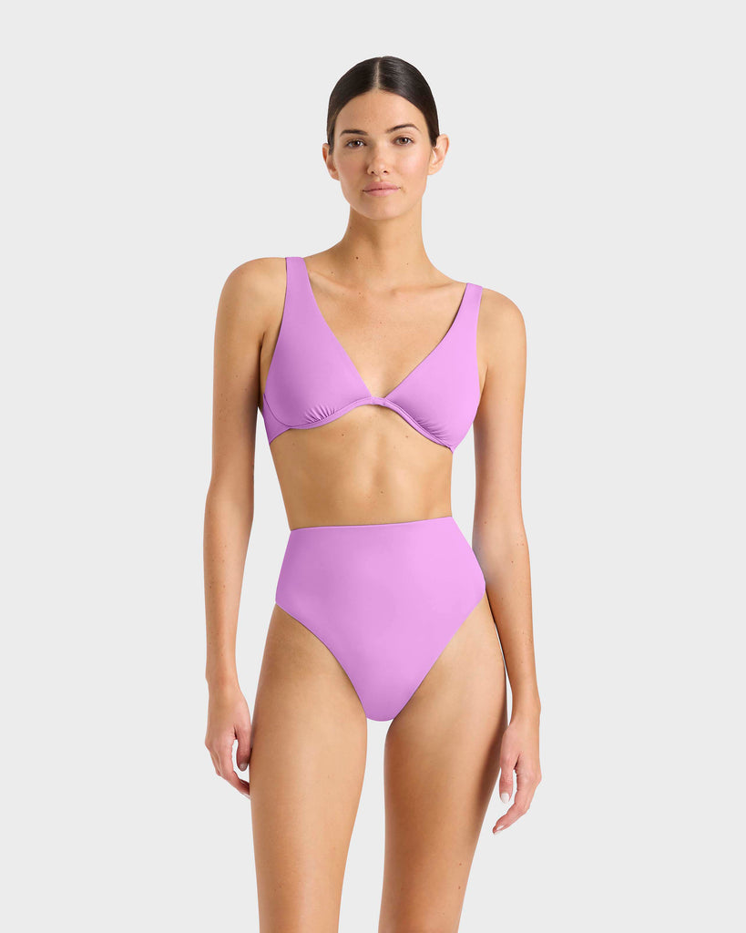 Bondi Born Women s Poppy Bikini Bottom Flamingo Size Xs