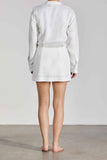 Menton Mini Dress - White