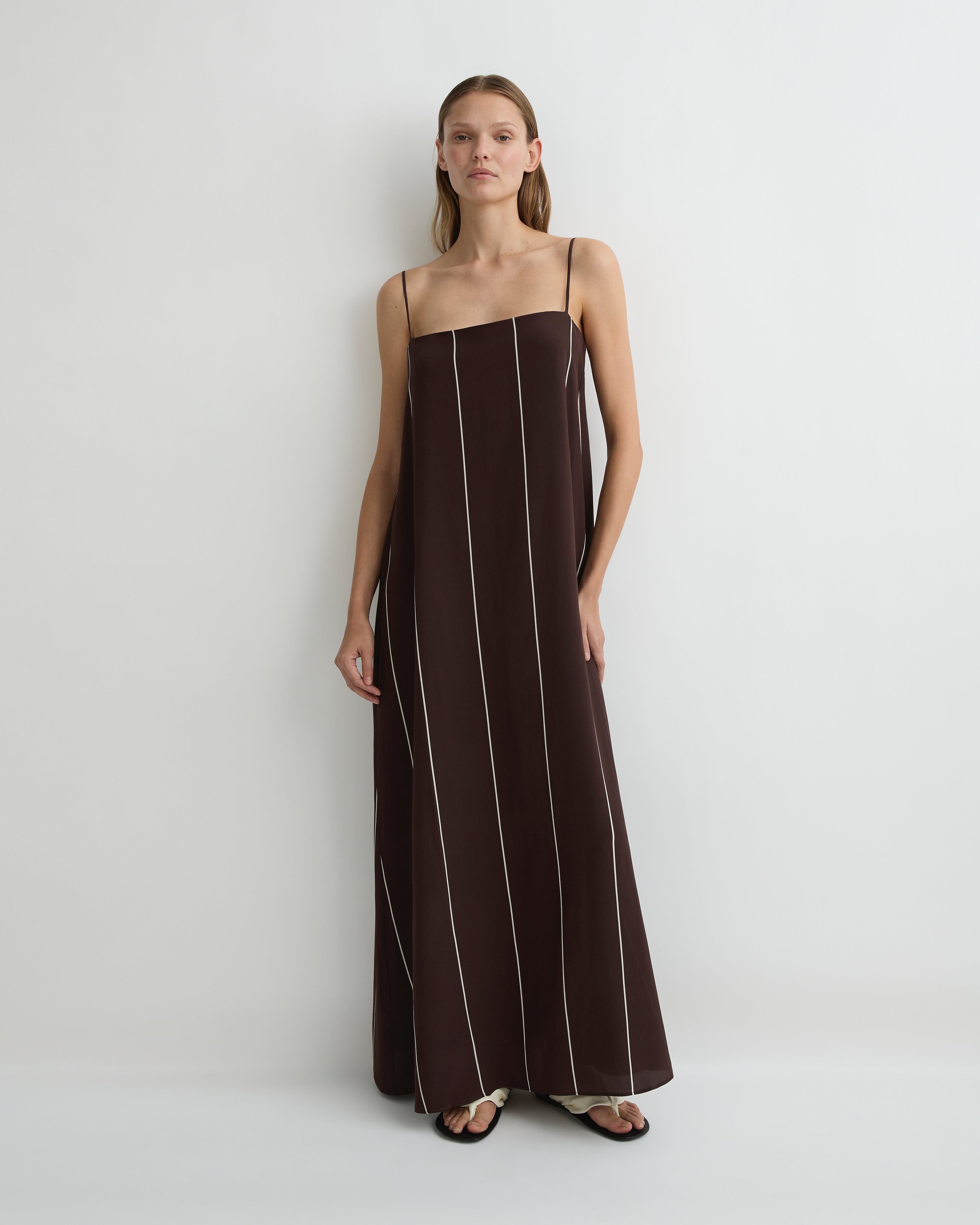 black and brown slip dress Brown Maxi Silk Satin Slip Dress,dark Chocolate Open Back Adjustable Spaghetti Straps,full Long Bitter Brownie Bias Cut Camisole Silky Dress