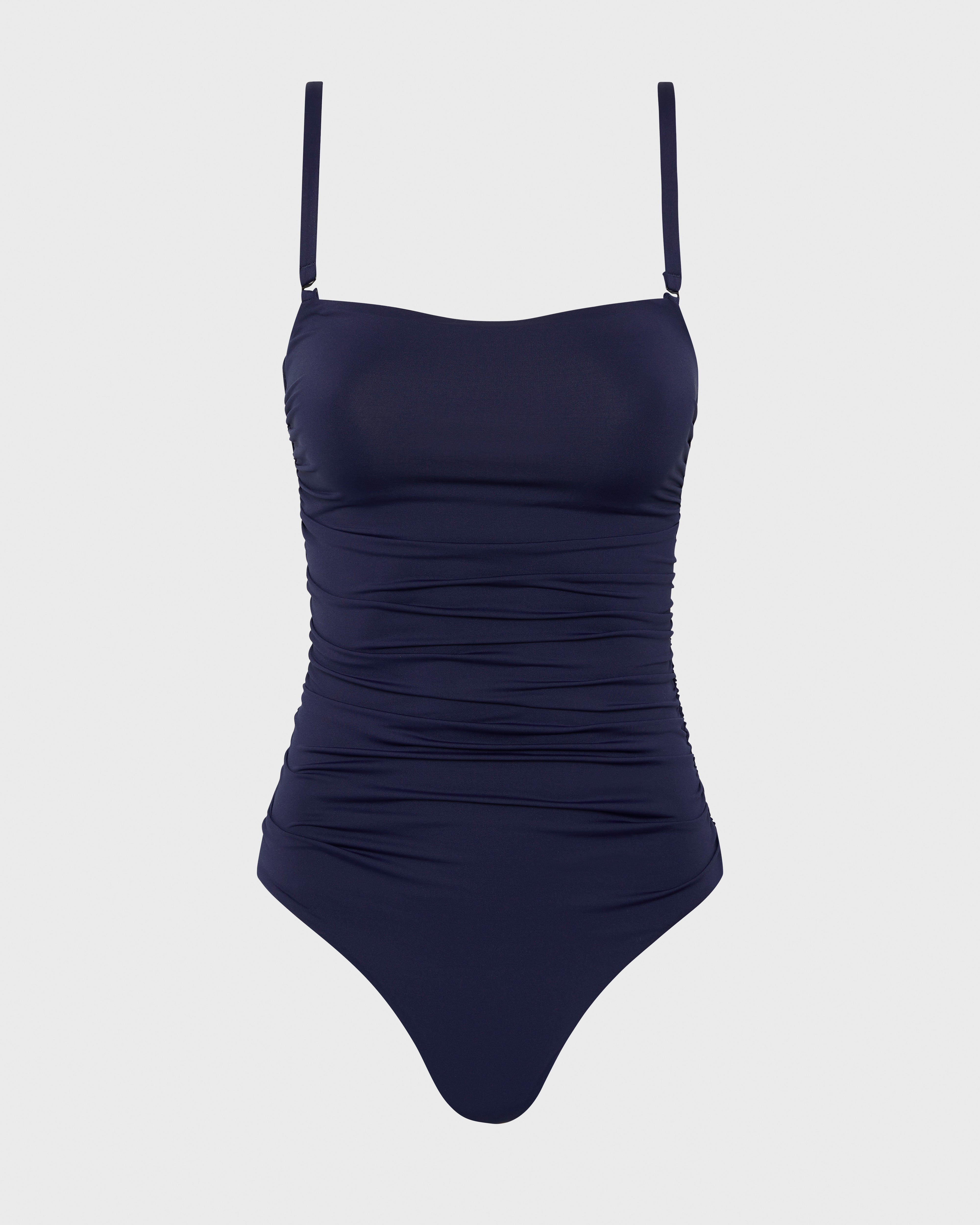 Born Raya Raya Bandeau One Piece in Maritime | Luxe Swimwear | BONDI BORN ...