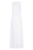 Delphi Wrap Long Dress - White