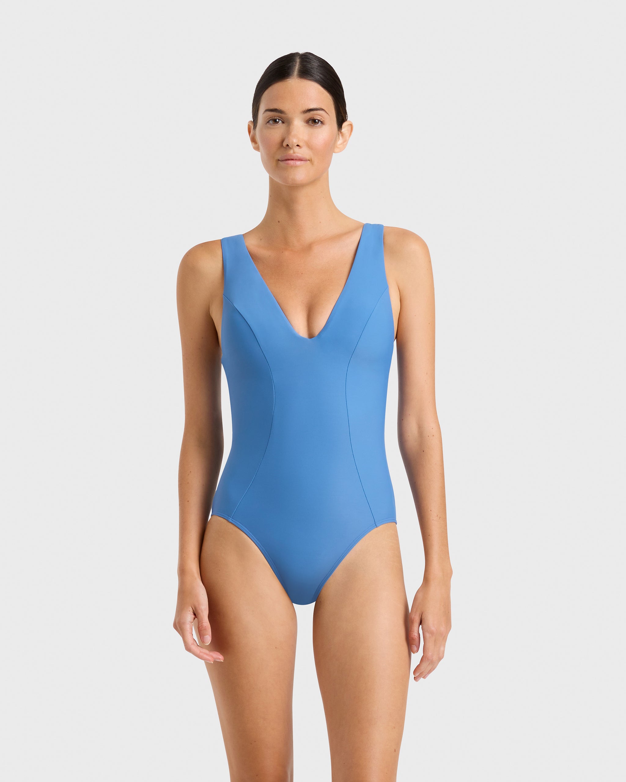 【asamin23】Bondi Surf Suit - Vida BONDI BORN® | Vida One Piece Swimsuit in Delft Blue