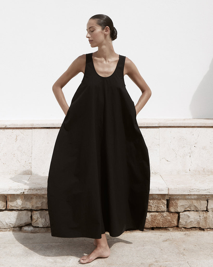 オンライン 激安 通販 louren docking cocoon dress ロングワンピース