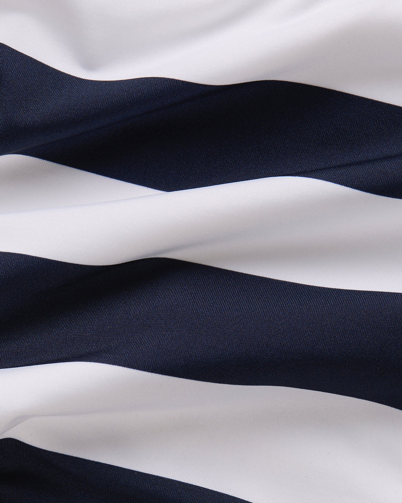 Embodee Stella Strapless Bandeau Bikini Top Navy & White Stripe | Bondi Born ...