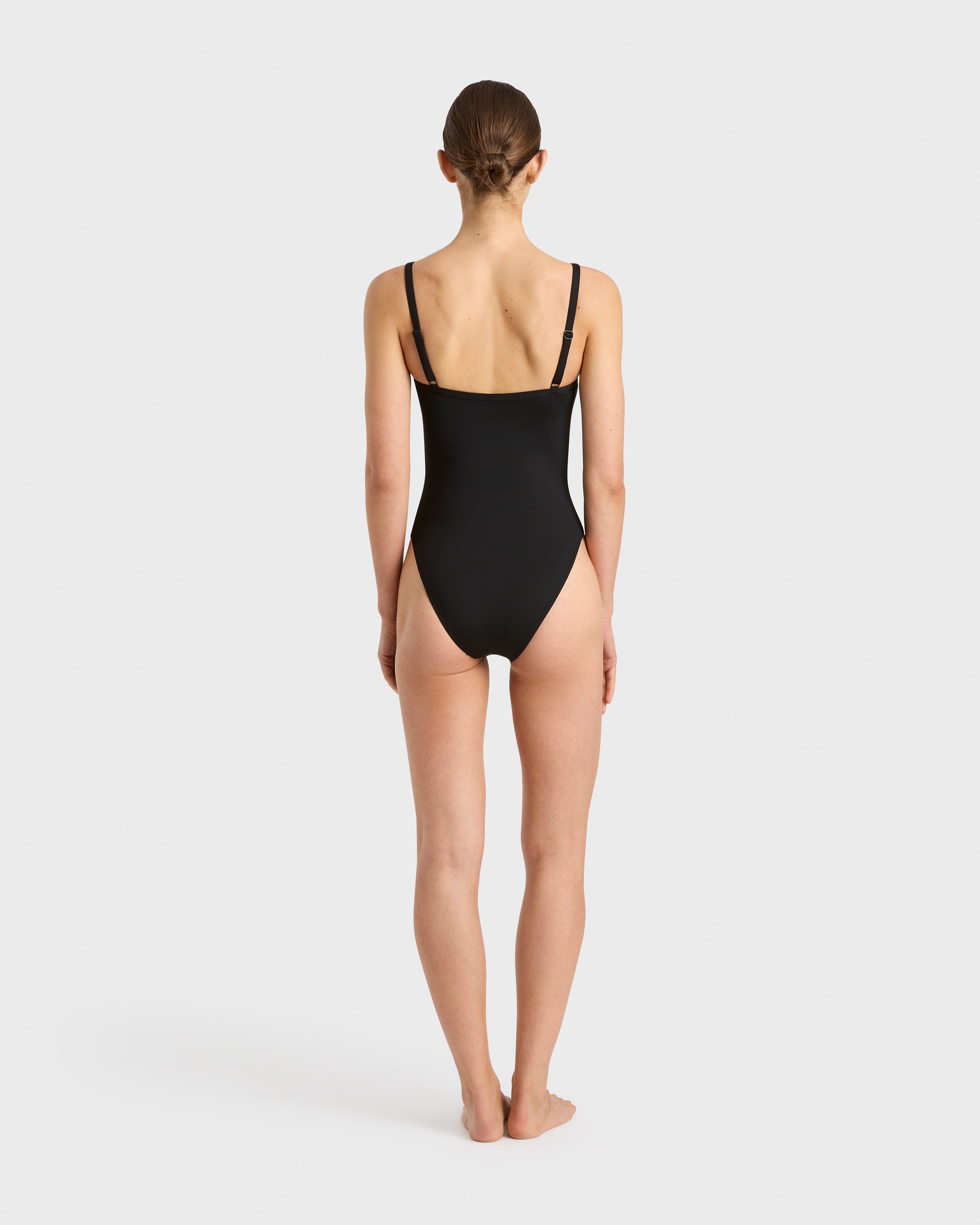 BONDI BORN® | Harlow One Piece in Black | Designer Swimwear