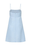 Azores Mini Dress - Pale Blue