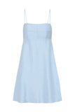 Azores Mini Dress - Pale Blue